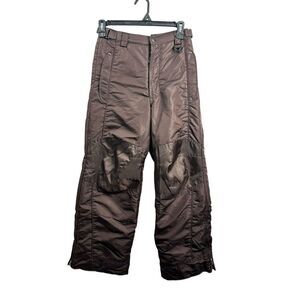 Snow‎ Pants Rugged Bear Size 10/12 Ski Pants Brown Polyester
